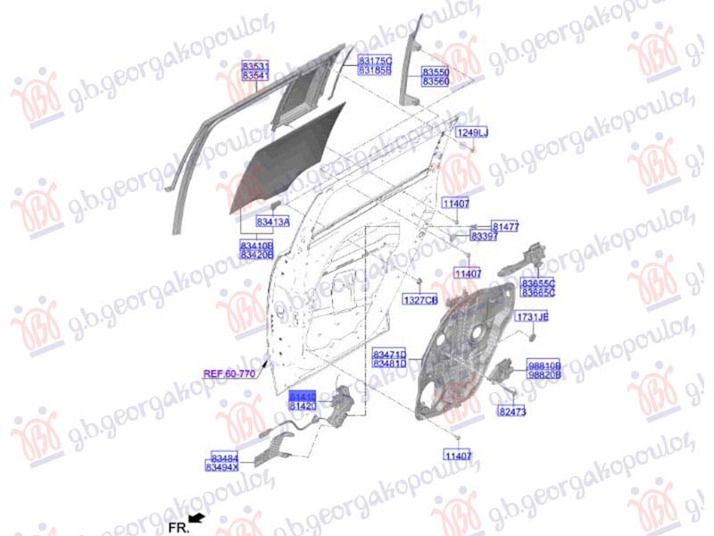ΚΛΕΙΔΑΡΙΑ ΠΟΡΤΑΣ ΠΙΣΩ (Γ)