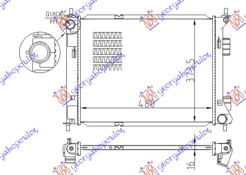 ΨΥΓΕΙΟ 1.4-1.6CRDI +/- ΑC MΗΧ. (48x37,3)