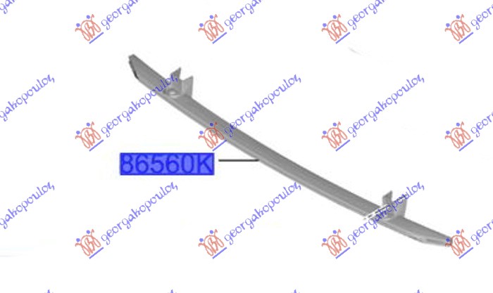 FRONT BUMPER REINFORCEMENT LOWER (O)