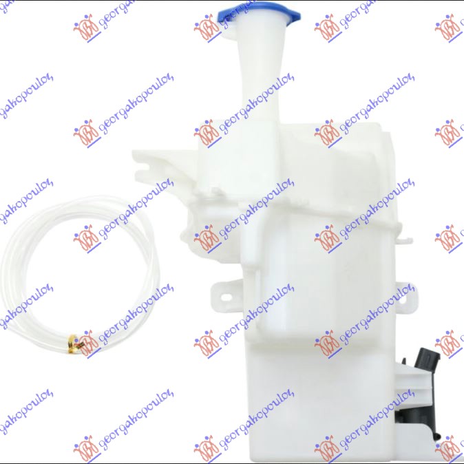 WIPER WASHER TANK WITH MOTOR & CAP