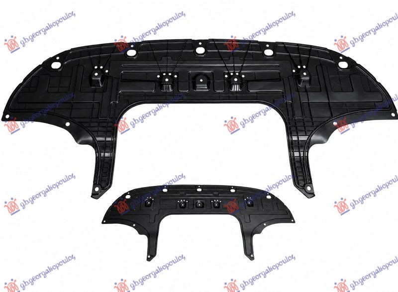 FRONT BUMPER UNDER COVER PLASTIC (1.6 TURBO) 2024-