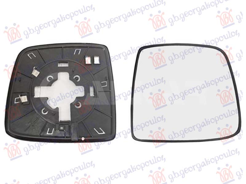 ΚΡΥΣΤΑΛΛΟ ΚΑΘΡΕΦΤΗ ΘΕΡΜΑΙΝΟΜΕΝΟ (ΜΕ BLIS ) (CONVEX GLASS)