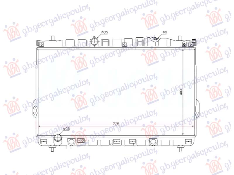 ΨΥΓΕΙΟ ΒΕΝΖΙΝΗ/ΠΕΤΡΕΛΑΙΟ ΜΗΧΑΝΙΚΟ (400x720x26) (NRF)