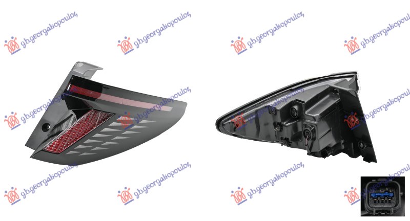 TAIL LAMP OUTER FULL LED (EXPORT TYPE RUSSIAN PLANT)