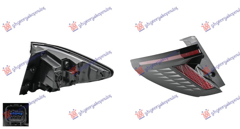 TAIL LAMP OUTER FULL LED (EXPORT TYPE RUSSIAN PLANT)