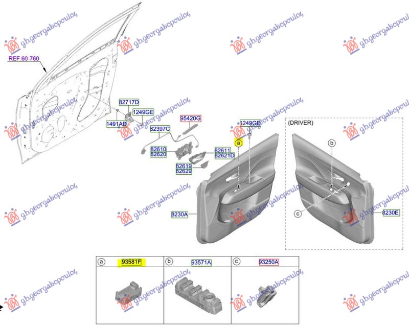 DOOR SWITCH FRONT (O)