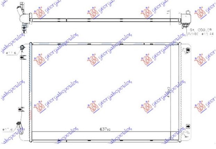 ΨΥΓΕΙΟ ΒΟΗΘΗΤΙΚΟ 1.6 ΒΕΝΖΙΝΗ/HYBRID (640x410x16) (KOYO