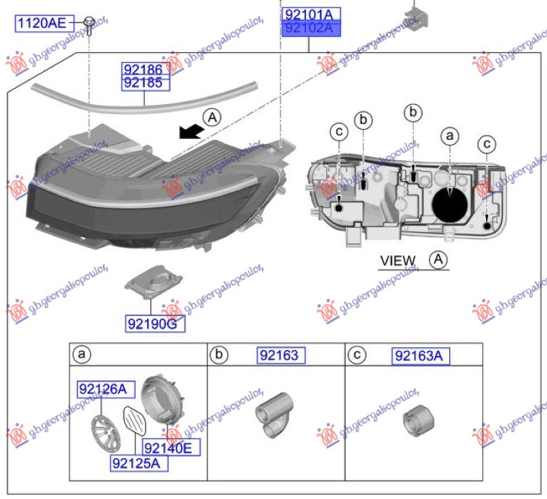 ΦΑΝΟΣ ΕΜΠΡΟΣ FULL LED ΕΞΥΠΝΟ (Γ)