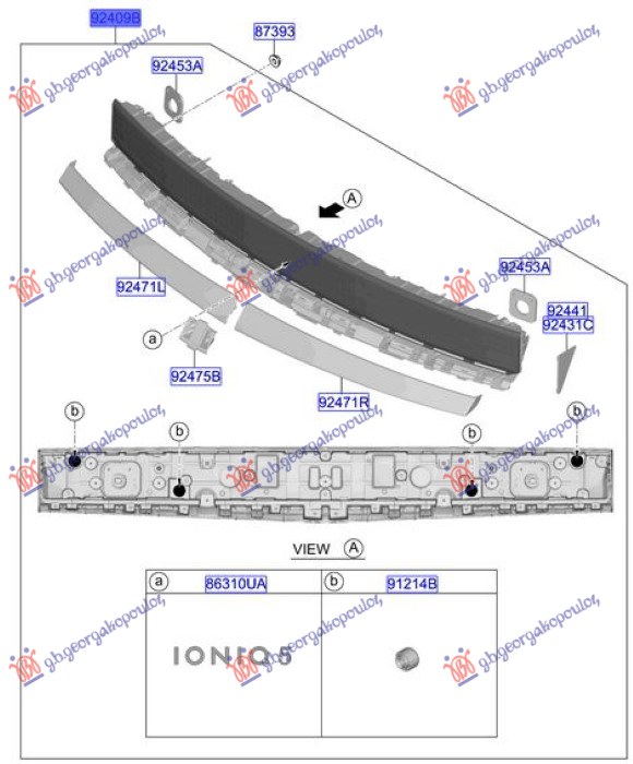 ΦΑΝΟΣ ΠΙΣΩ ΜΕΣΑΙΟΣ LED (Γ)