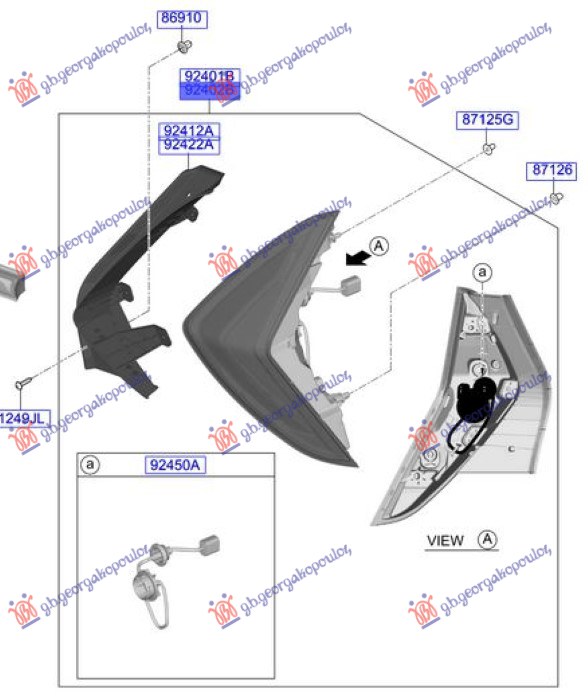 ΦΑΝΟΣ ΠΙΣΩ LED (Γ)