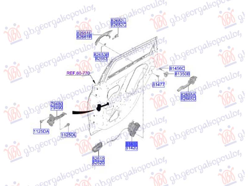 ΚΛΕΙΔΑΡΙΑ ΠΟΡΤΑΣ ΠΙΣΩ (Γ)