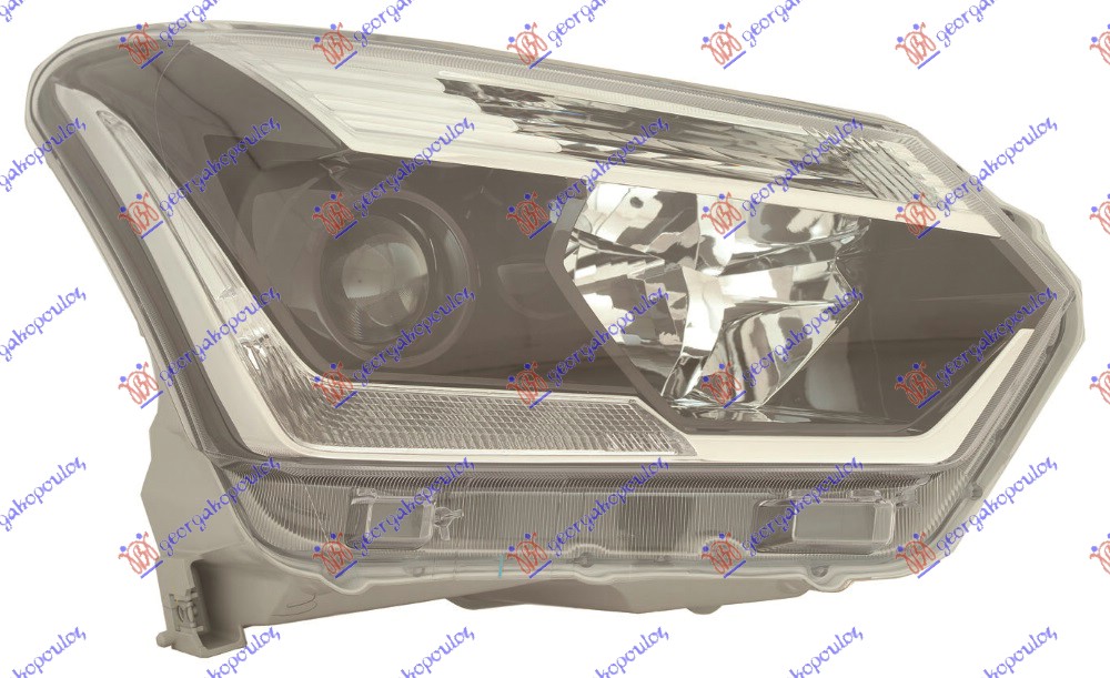 HEAD LAMP ELECTRIC W/LED DRL (E) (DEPO)