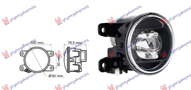 ΠΡΟΒΟΛΕΑΣ ΟΜΙΧΛΗΣ LED (ΤΑΥΛΑΝΔΗ)