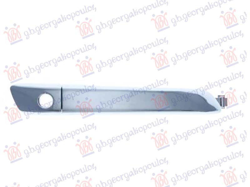 DOOR HANDLE FRONT OUTER (W/KEYHOLE) CHROME