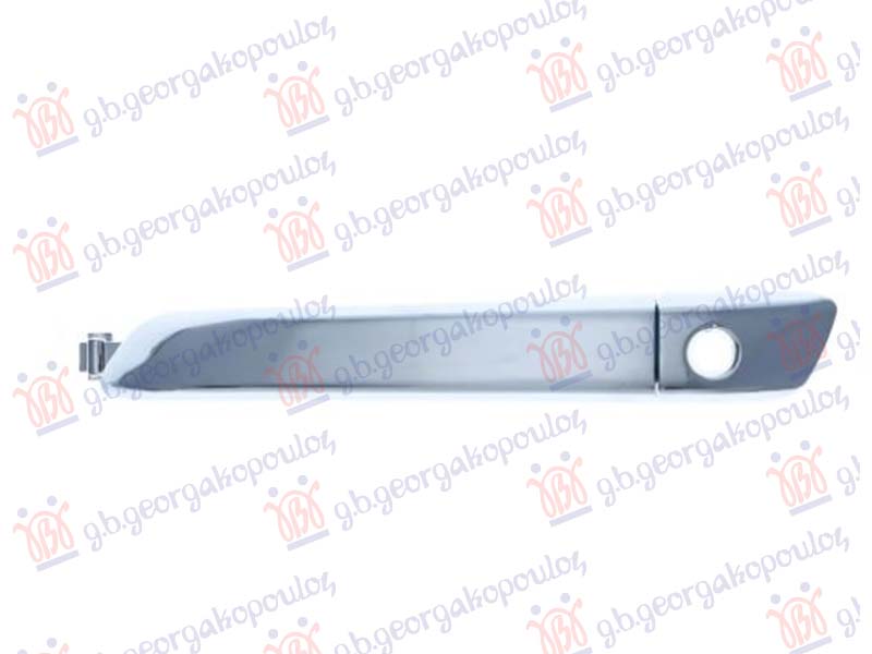DOOR HANDLE FRONT OUTER (W/KEYHOLE) CHROME