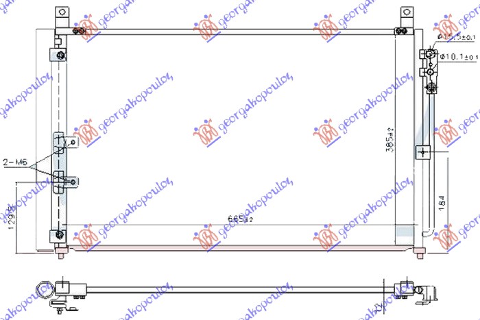 ΨΥΓΕΙΟ A/C 3.5 ΒΕΝΖΙΝΗ/HYBRID (635x390x12)