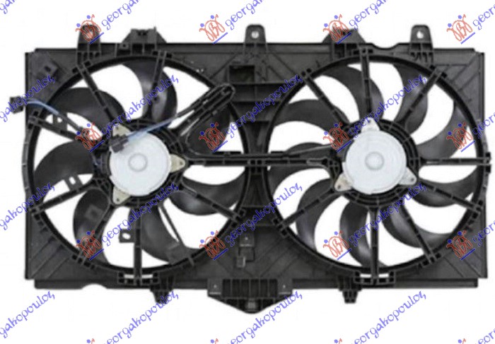 ΒΕΝΤΙΛΑΤΕΡ ΨΥΓΕΙΟY ΚΟΜΠΛΕ (ΔΙΠΛΟ) 3.5 HYBRID -3.7 ΒΕΝΖΙΝΗ (340/340mm) (2+2 PIN)