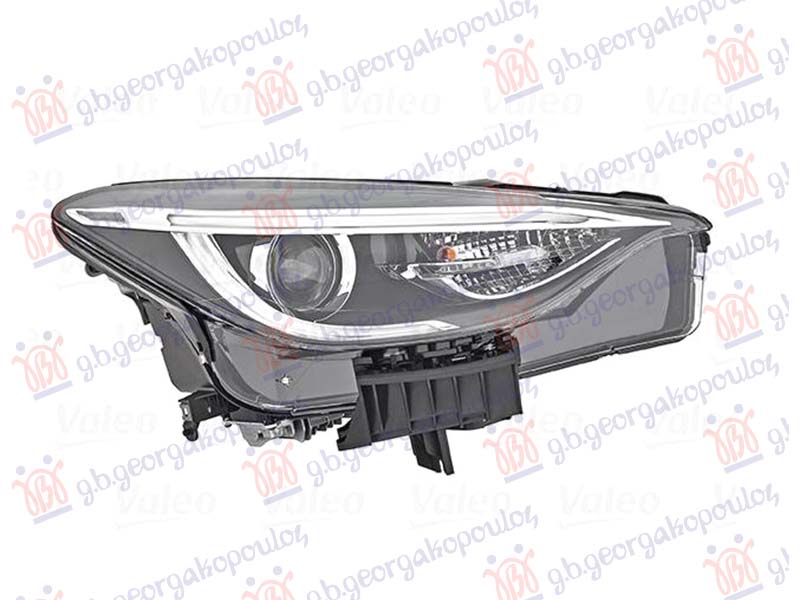 ΦΑΝΟΣ ΕΜΠΡΟΣ (H9) ΜΑΥΡΟ (VALEO)