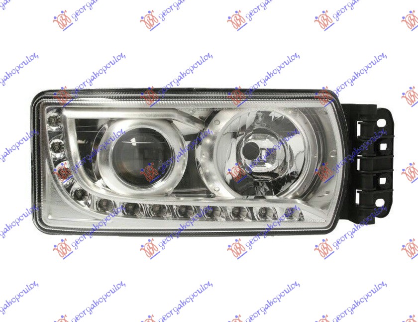 HEAD LAMP ELECTRIC W/LED DRL 13- (E) (DEPO)