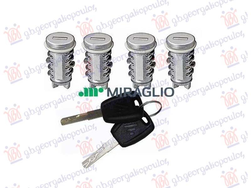 ΑΦΑΛΟΣ ΠΟΡΤΑΣ (6 ΤΕΜΑΧΙΑ) (4 ΑΦΑΛΟΙ - 2 ΚΛΕΙΔΙΑ) (ΤΥΠΟΣ ΚΛΕΙΔΙΟΥ ΠΛΑΚΕ -  ΜΑΥΡΑ)