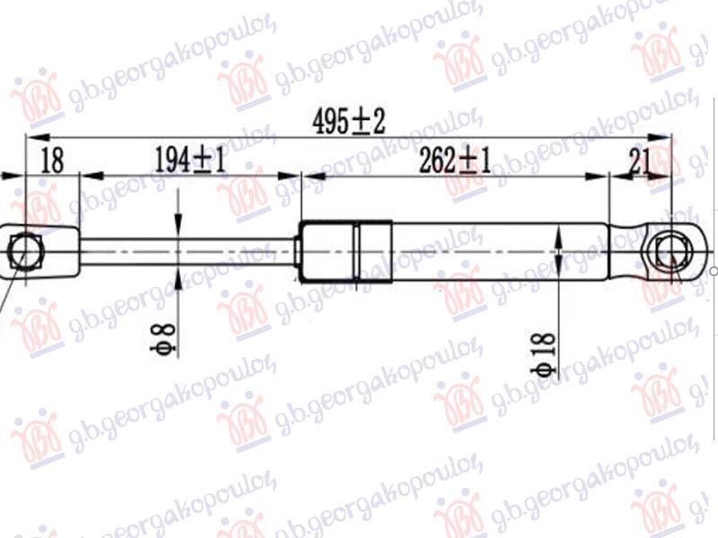 ΑΜΟΡΤΙΣΕΡ ΚΑΠΟ ΕΜΠΡΟΣ (495L-150N)