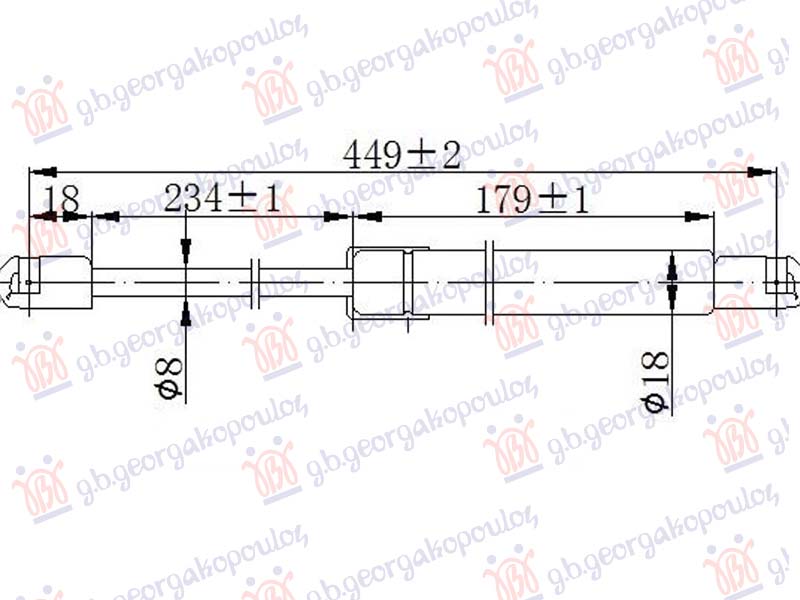 ΑΜΟΡΤΙΣΕΡ ΚΑΠΟ ΕΜΠΡΟΣ (450L-400N)