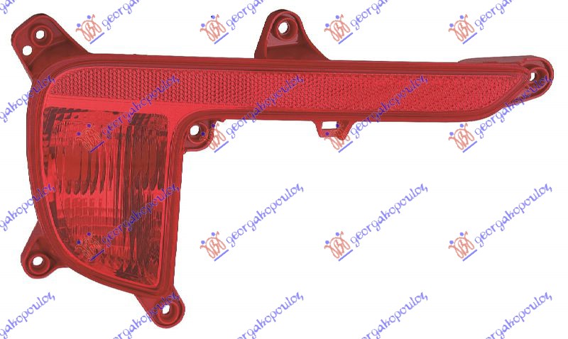 REAR BUMPER REFLECTOR WITH FOG LAMP (E)