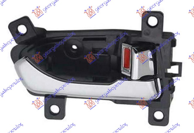 DOOR HANDLE FRONT/REAR INNER SILVER