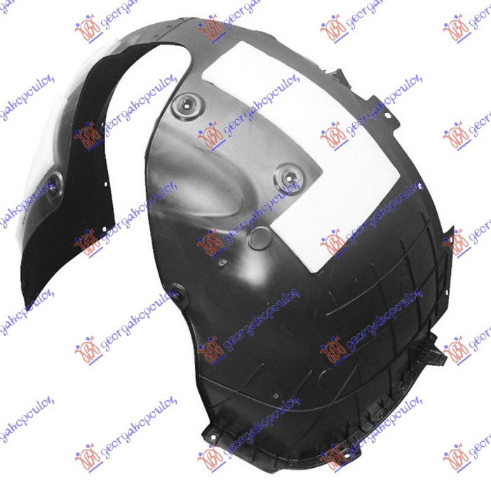 FRONT INNER PLASTIC FENDER (W/INSULATION FOAM)