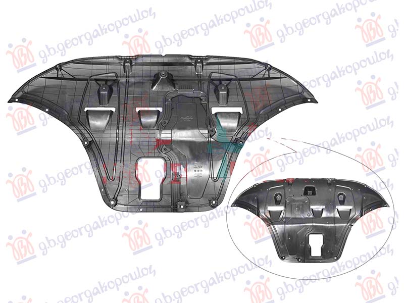 ENGINE COVER PLASTIC (HYBRID)