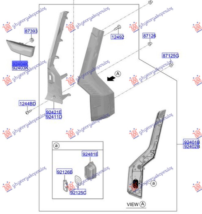 TAIL LAMP INNER LED (O)