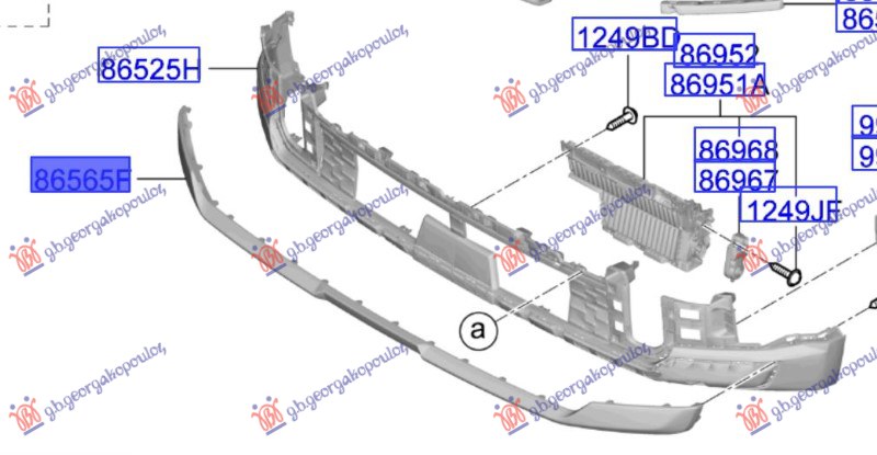 FRONT BUMPER SPOILER (O)