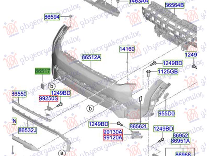 TOW HOOK COVER FRONT (O)