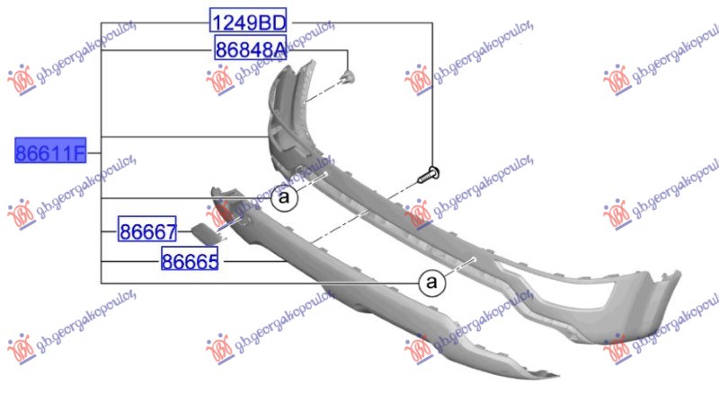 REAR BUMPER LOWER (O)