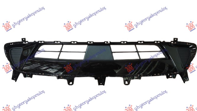 FRONT BUMPER GRILLE MIDDLE BLACK (W/ACC)