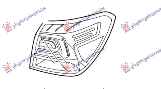 TAIL LAMP OUTER (O)