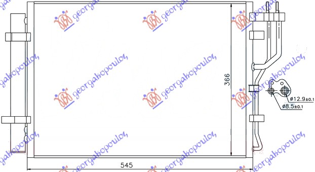 ΨΥΓΕΙΟ A/C ΒΕΝΖ (50,5x36,6)