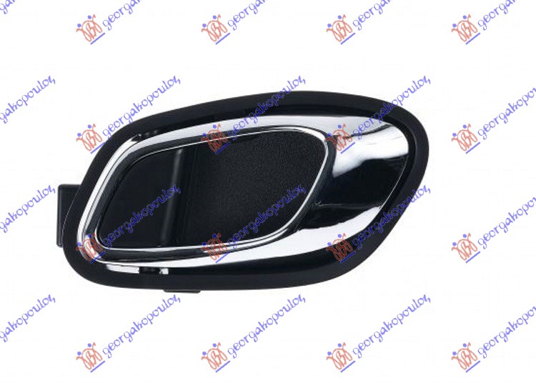 DOOR HANDLE REAR INNER CHROME/BLACK