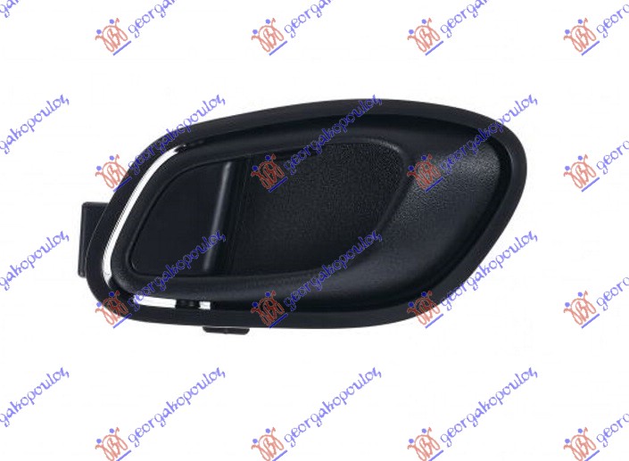 DOOR HANDLE REAR INNER BLACK