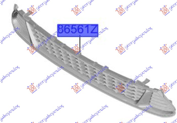 FRONT BUMPER GRILLE MIDDLE GT (O)