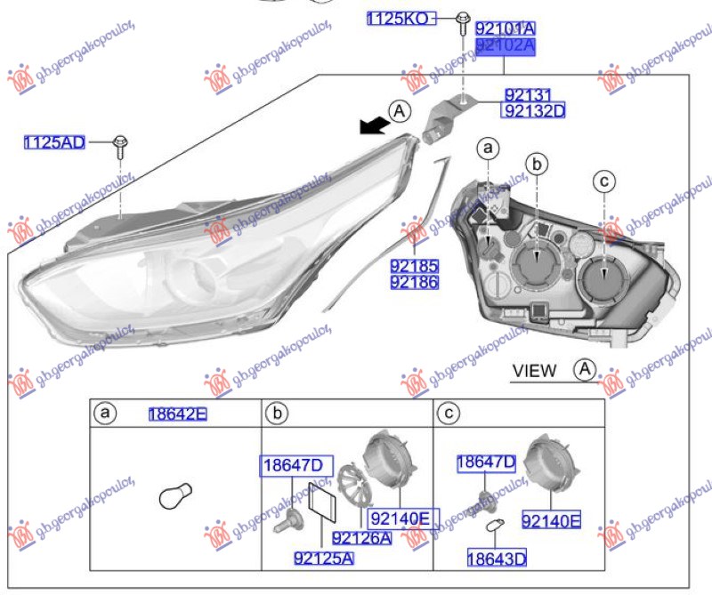 HEAD LAMP FULL LED (O)
