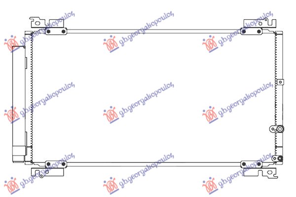 ΨΥΓΕΙΟ A/C ΓΙΑ ΟΛΑ ΠΕΤΡΕΛΑΙΟ (640x340x16) (KOYO)