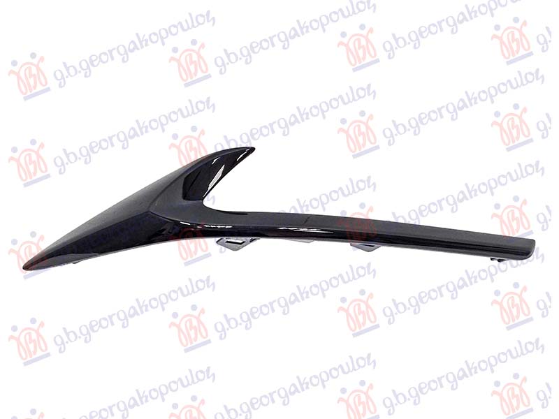 REAR BUMPER MOULDING GLOSS BLACK