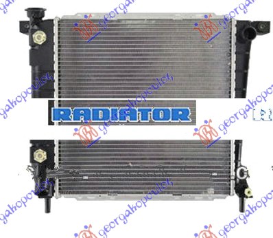 RADIATOR 2.2-3.2 TDCi MANUAL-AUTOMATIC (605x640x16)