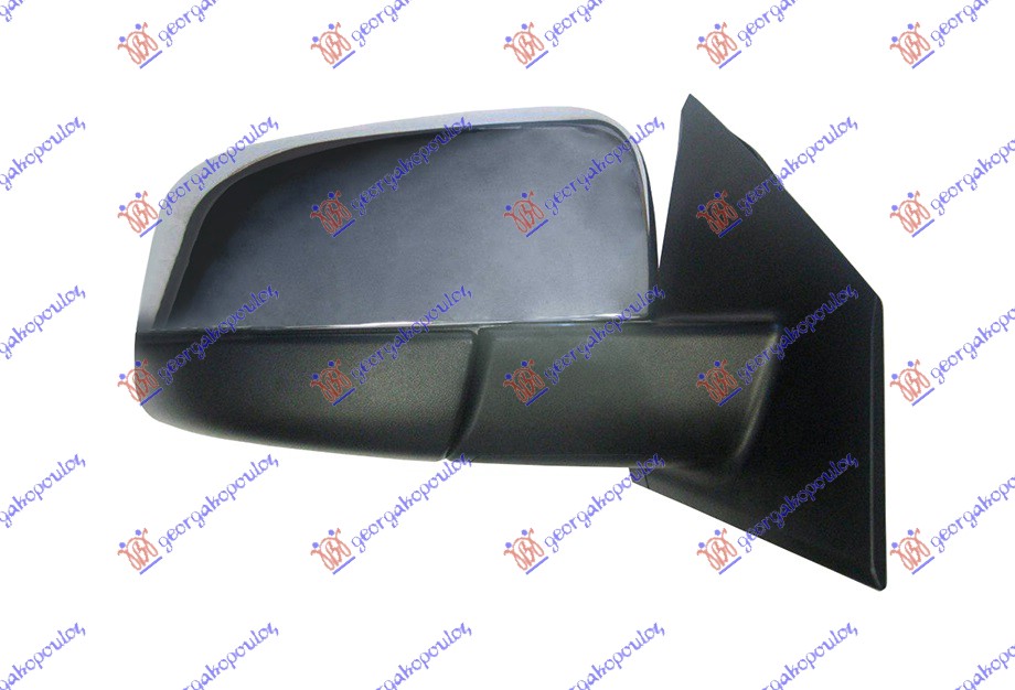DOOR MIRROR ELECTRICAL CHROME (A QUALITY) (CONVEX GLASS)