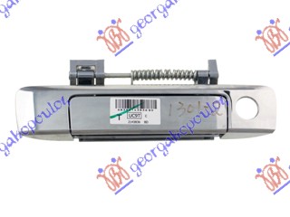 TAIL GATE HANDLE  (W/ KEY HOLE) CHROME