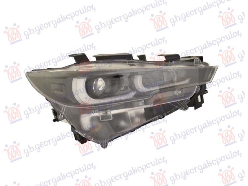 ΦΑΝΟΣ ΕΜΠΡΟΣ LED ΜΑΥΡΟ (DEPO)