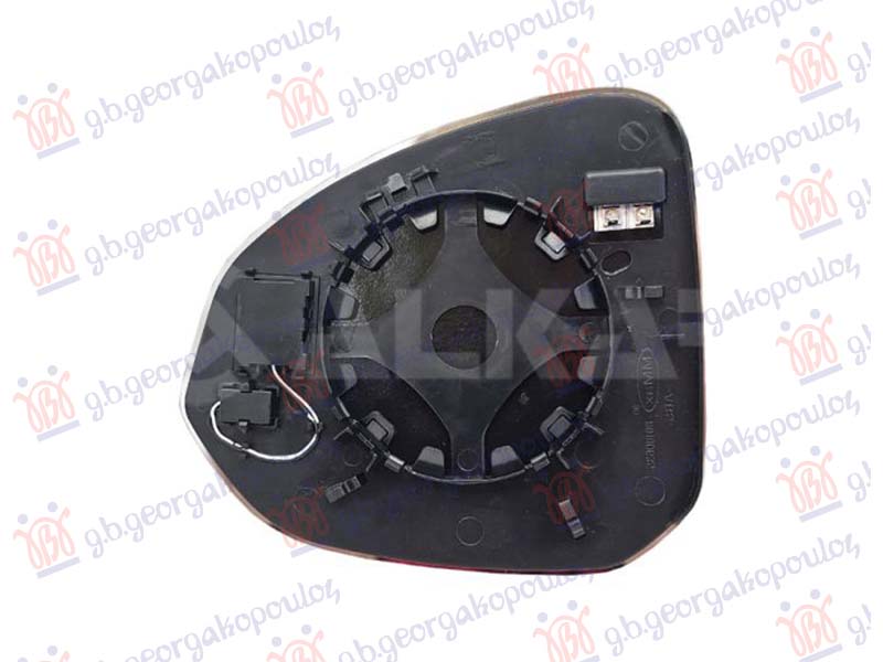 DOOR MIRROR GLASS HEATED (W/BLIS) (4Pin) (CONVEX GLASS)