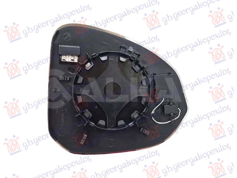 DOOR MIRROR GLASS HEATED (W/BLIS) (4Pin) (CONVEX GLASS)