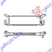 ΨΥΓ.INTERCOOLER 1,7 CDi (391x115x34)